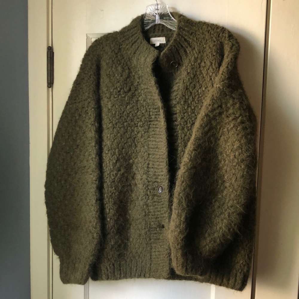 OZMA Olive Green Knit Cardigan M/L